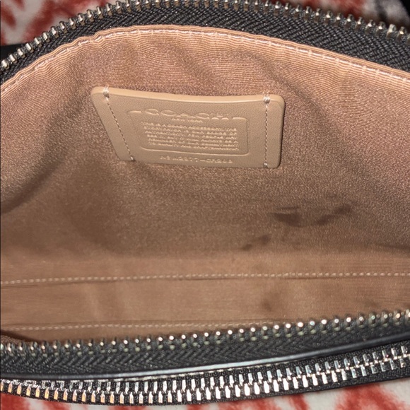 Coach Checkered Black and White Crossbody Bag - Picture 2 of 6